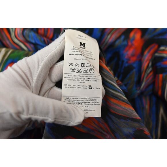 Missoni Top 42 / Small Womens Chevron Silk Oversize Dolman Tunic Blouse - Picture 8 of 8